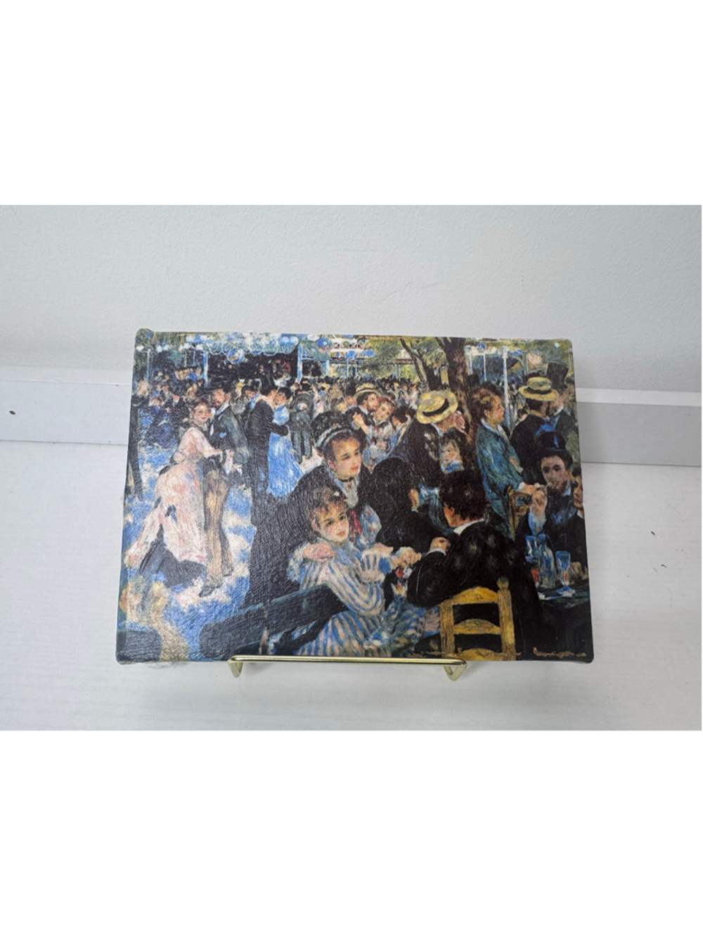Renoir Bal du moulin de la Galette Art Print Canvas One Size Multi-color